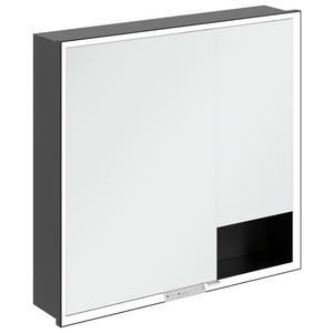Inbouw-spiegelkast My View+ 800x750x168mm Volcano Black