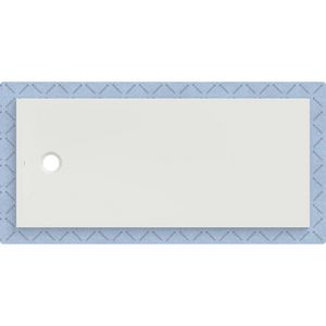 Douchevloer CleanFloor30 met afdichtingsvlies wit: 170x75cm