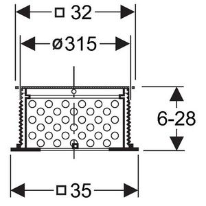 Pluvia opbouwelement beloopbare groendaken 300 kg