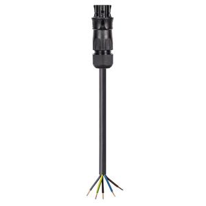 Aansluitsnoer RST20I5 female 1,5mm² 100cm B2CA zwart VVE=30