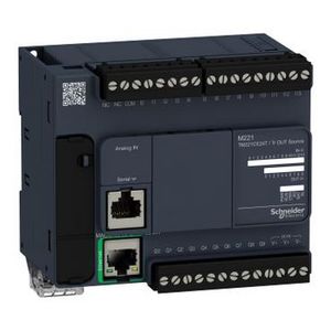 Transistor PNP Ethernet Modicon M221 PLC 24I/O