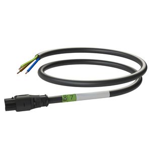 Patchkabel Female-open 7m 3G2,5 zwart Eca VVE=10