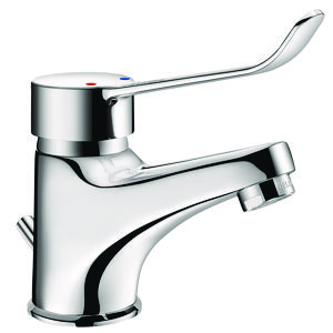 Wastafelmengkraan H.60 + trekplug en afvoer hygien. hendel