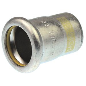 Eindkoppeling Xpress RVS 316L gas 15mm R2729G VVE=20