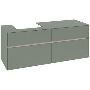 Wastafelonderkast Collaro 1400x548x500mm Soft Green C07400AF
