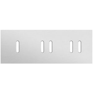 Afdekplaat 3-voud horiz. 71mm centerafst. 155-56703