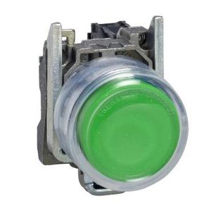 Drukknop Terugvering 22mm 1NO ATEX Groen/ch Harmony XB4
