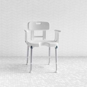 Aquatec Pure Isla Douchestoel met Armsteunen en rugleuning