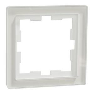 Afdekraam D-Life 1-voudig Glas Wit Systeem D