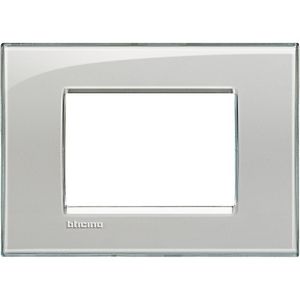 Afdekraam rechthoekig cold grey 3 mod. Livinglight