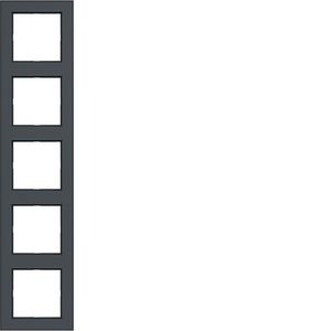 Afdekraam 5-voudig A.1 antraciet