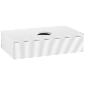 Wastafelonderkast Antao 800x190x500mm White Matt Lacquer K08150MT