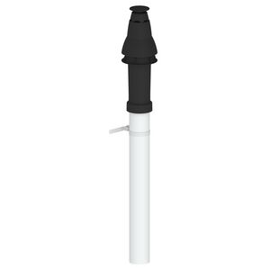 Dakdoorvoer EasySafe Skyline 3000 PP concentrisch 60/100 zwart L=1280MM