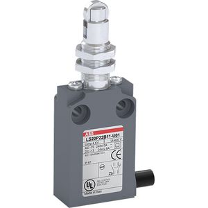 Eindschakelaar 30 mm breed 2x M12 bevestigingsbout 1 MC+1 VC