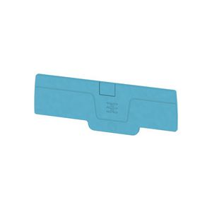 Afsluit- eindplaat blauw h:84.65mm b:2.1mm V-0 Wem VVE=50