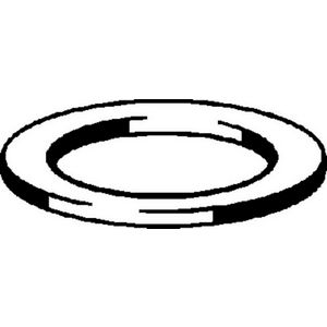Platte rubberring 1.1/4" - 38 x 58 x 2mm