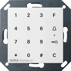 Gira Keyless In codeklavier System 55 zuiver wit m
