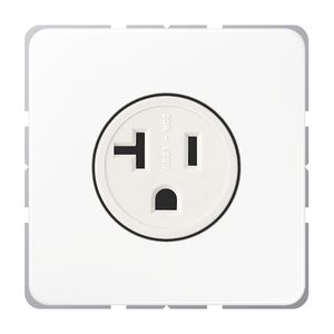 Wandcontactdoos alpin wit Us-Nema 20 A CD500