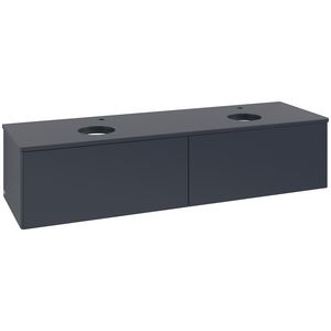 Wastafelonderkast Antao 1600x360x500mm Mid.Blue Matt Lacquer K39050HG