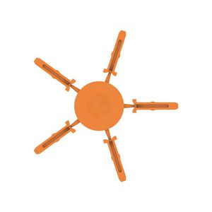 Coding element (terminal) Wemid oranje b:3.3mm VVE=50