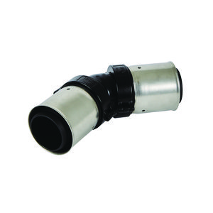 Kniekoppeling persaansluiting 45° 27PK 75x75mm kunststof