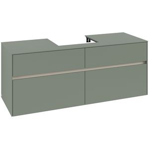 Wastafelonderkast Collaro 1400x548x500mm Soft Green C073B0AF