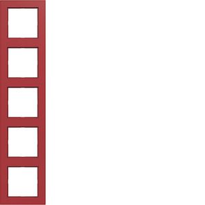 Afdekraam 5-voudig A.1 rood glanzend