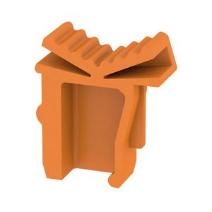 Afsluit- eindplaatoranje Wemid h:10.1mm b:4.8mm d: VVE=50
