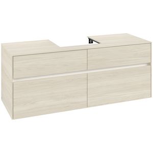 Wastafelonderkast Collaro 1400x548x500mm White Oak C073B0AA