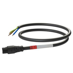 Patchkabel Female-open 1m 3G2,5 zwart Eca VVE=5