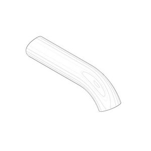 Uitloop 114,5x38x23mm chr