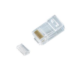 RJ45 connector CAT6 unshielded voor massieve draad