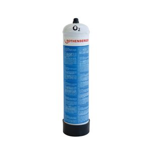 Zuurstalen cilinder wegwerp 950ml 110bar