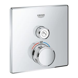 Grohtherm SMARTCONTROL douche afbouwdeel thermostaat vierkant chroom