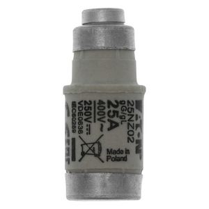 Zekering laagspanning 25A AC 400V D02 gL/gG IEC traag VVE=10
