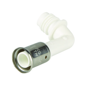 Bocht 90° voor verdeler 20mm - onderaanluiting