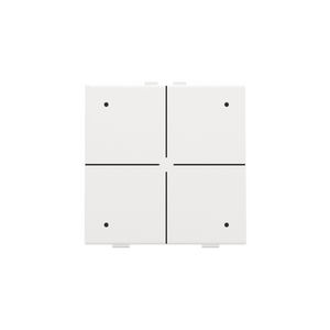 4-voudig drukknop leds/comfortsens. HomeControl white c.