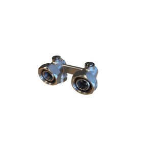 H-onderblok haaks 3/4" x 3/4" bu. x bi. 2 x adapter euroconus VVE=50