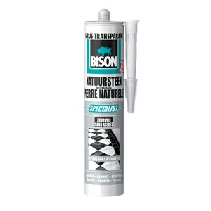 Kit natuursteen koker 310ml transgrijs VVE=12