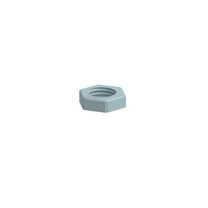 Wartelmoer M12 polyam zilvergrijs RAL 7001 VVE=100