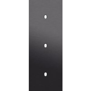 Drievoudige afdekpl. verticaal 71mm centerafstand drie enkel