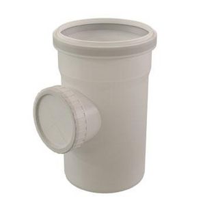 Inspectiebuis PP 160 Rolux half CLV transparant
