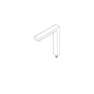 Uitloop 221x199x36mm, 4,54l/min. chr