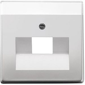 Centraalplaat afd v datadoos 1 x RJ45 pure-rvs (1803-866)