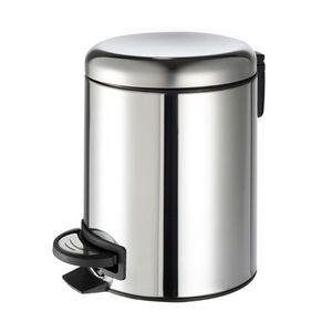 Pedaalemmer 5ltr. soft-close, RVS gepolijst HOTEL