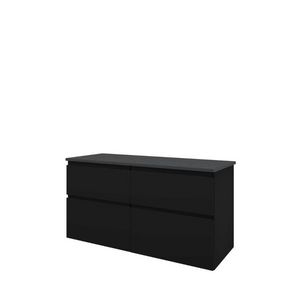 Proline Top afdekplt hardst & OK 4ld aSym MatZw/BLuSt 120x46