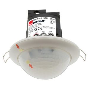 Aanwezigheidsmelder 2C gangen 360gr. IB wit IP20 40m 2Kanaal
