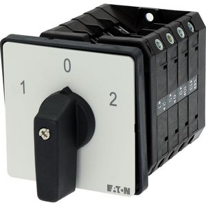 Omschakelaar 8 cont. 63A frontplaat:1-0-2 60gr. vast inbouw