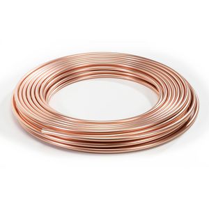 Koperen buis 12x1mm KIWA/Gastec zacht op rol 25 mtr. VVE=25