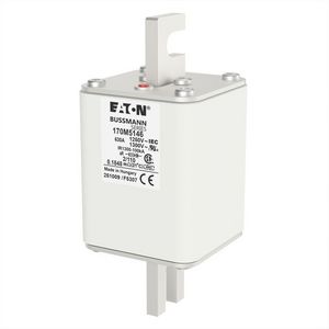 Zekering hoge snelheid 630A AC 1250V 100kA 2 61x75x1 VVE=3